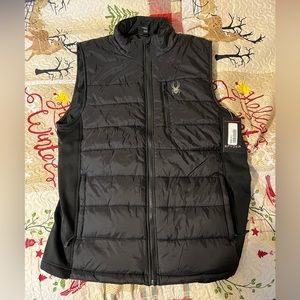 Spyder Black Mens Large Vest